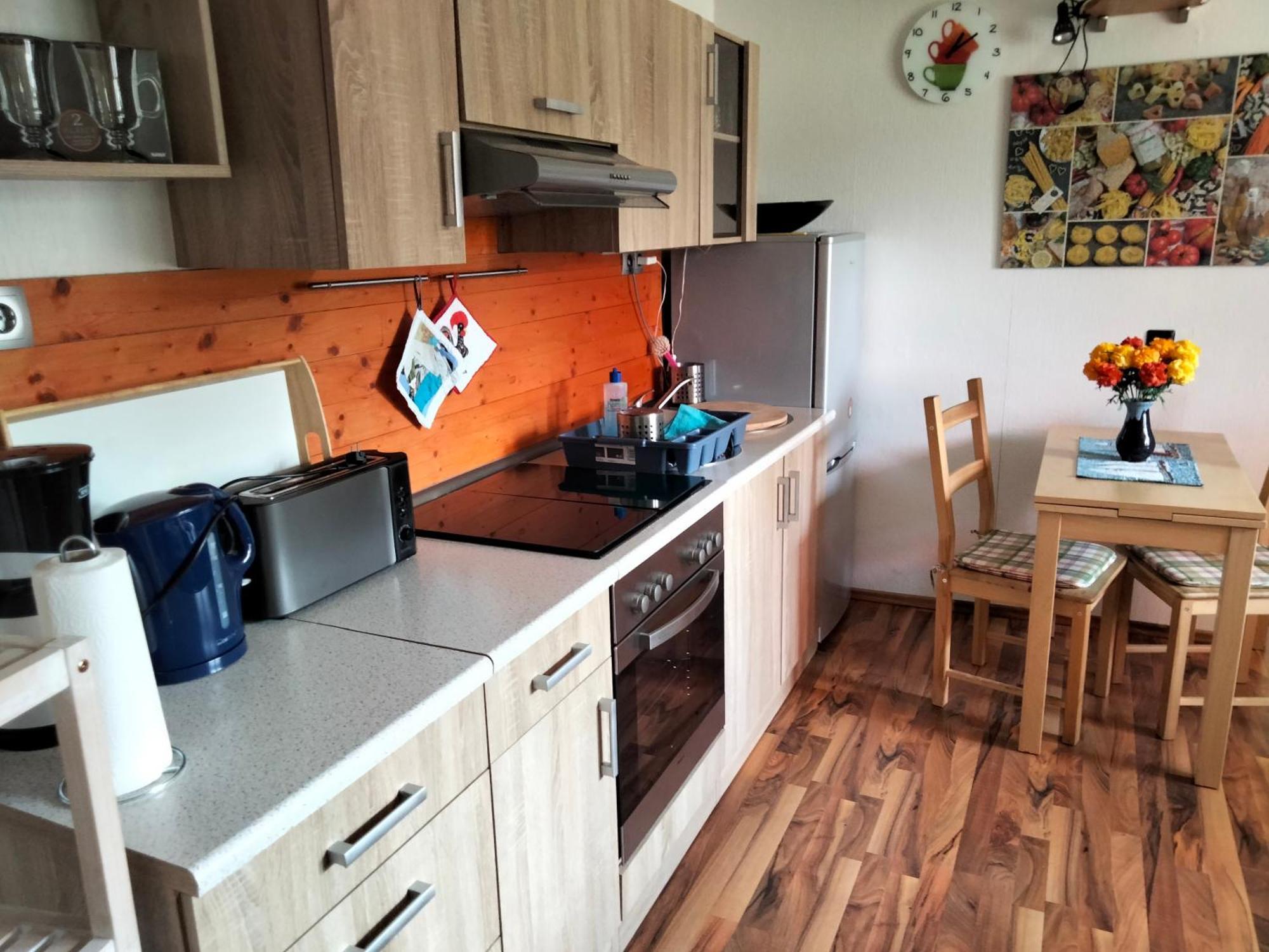 Ferienwohnung Am Hausberg In Радебойль Экстерьер фото